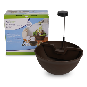 AQUAGARDEN TABLETOP FOUNTAIN KIT MOCHA