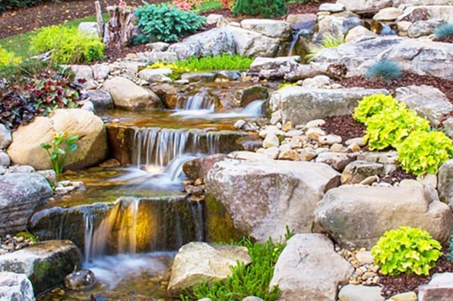 Select Backyard Waterfall