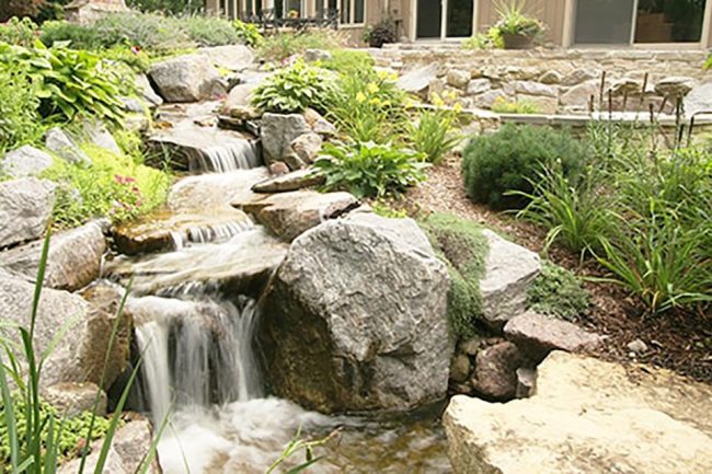 Superior Backyard Waterfall